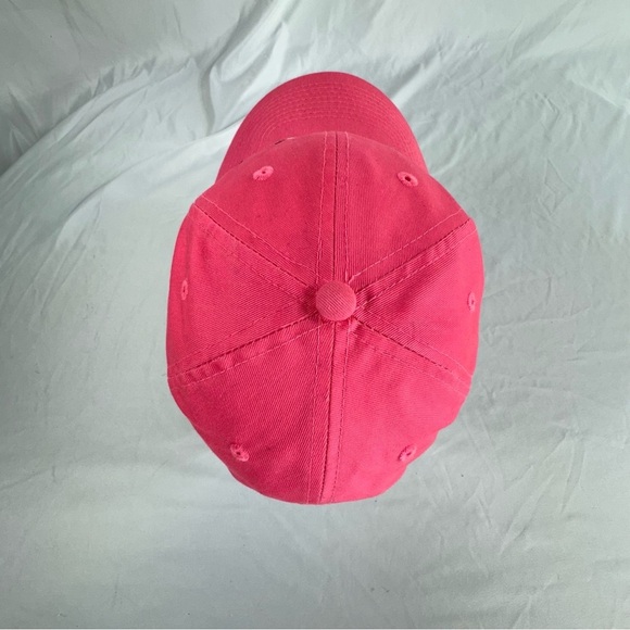 Port & Company Women’s Neon Pink Laughlin Nevada Shallow Baseball Cap - Picture 2 of 8